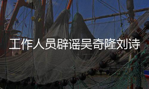 辟谣人员隆刘离婚途径吴奇工作解决走法律传闻诗诗